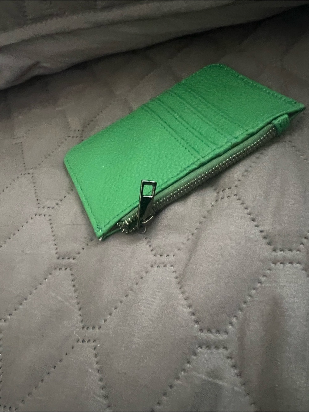 Beck Bags Card and Coin Holder Envy Green NWT